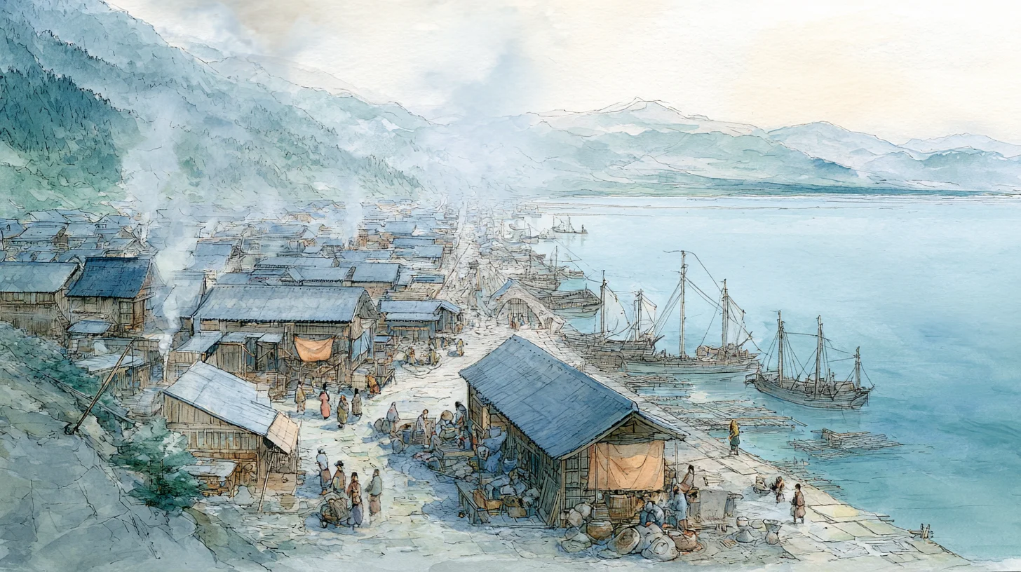 オーツ — 海沿いの港町