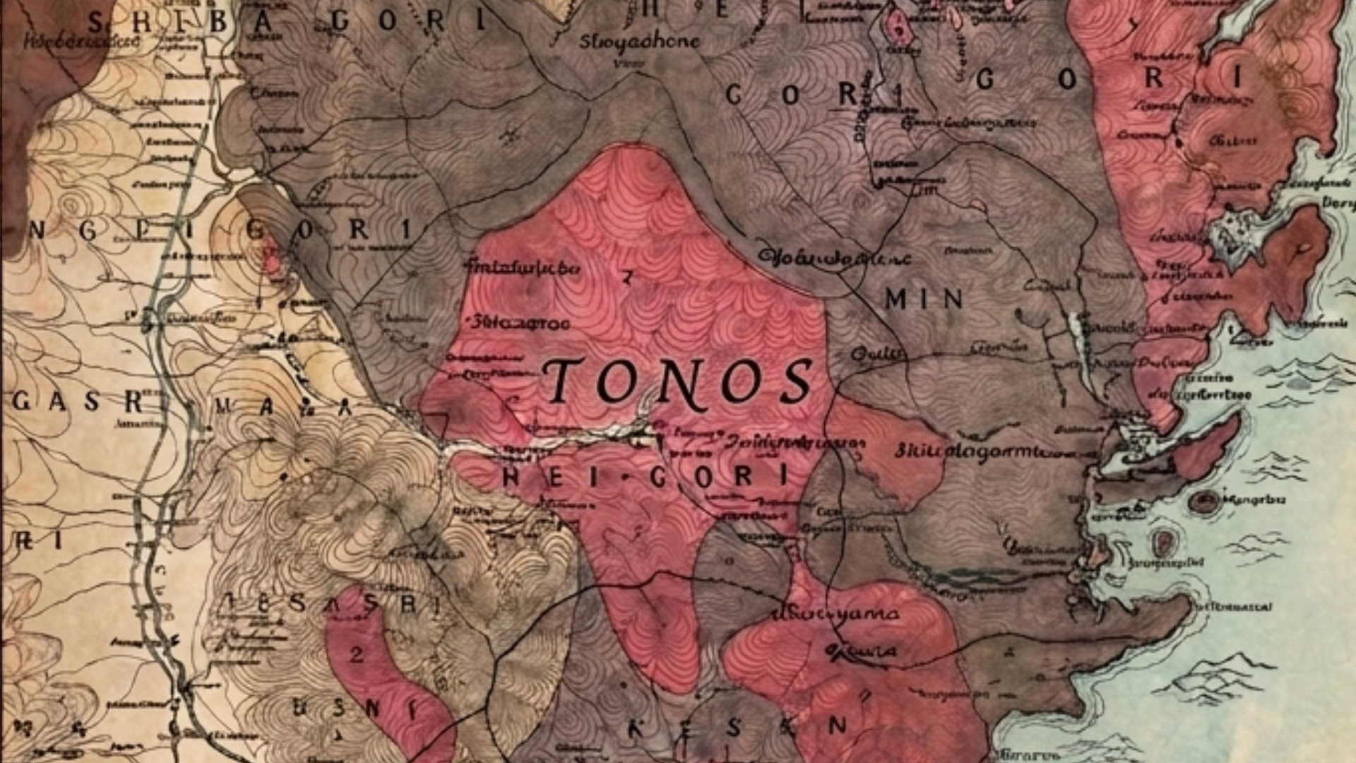 遠野洲戦記 — トーノスの地図